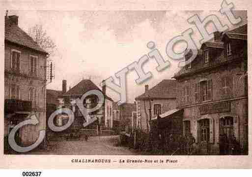 Ville de CHALINARGUES, carte postale ancienne