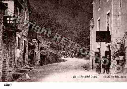 Ville de CHAMBON, carte postale ancienne Ville de CHAMBON, carte postale ancienne