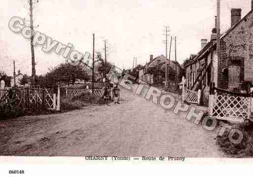 Ville de CHARNY, carte postale ancienne