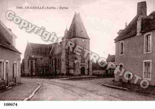 Ville de CHASSILLE, carte postale ancienne