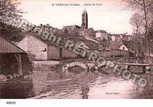 Ville de CHATEAULANDON, carte postale ancienne