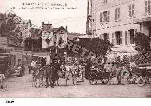 Ville de CHATELGUYON, carte postale ancienne