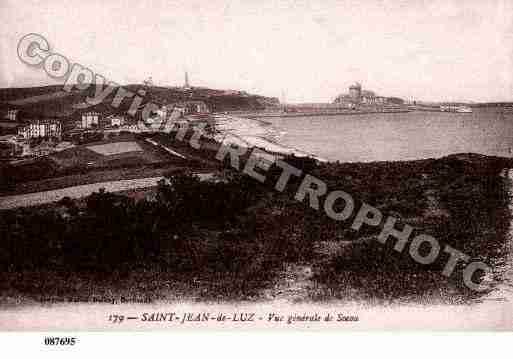 Ville de CIBOURE, carte postale ancienne