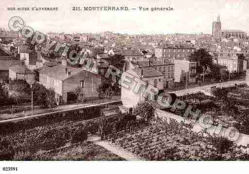 Ville de CLERMONTFERRAND, carte postale ancienne