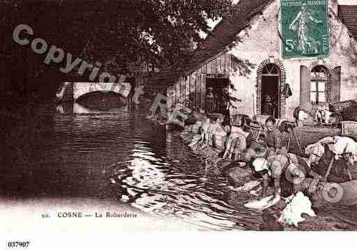 Ville de COSNESURLOIRE, carte postale ancienne