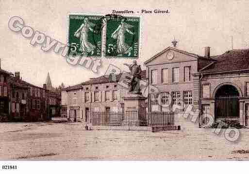 Ville de DAMVILLERS, carte postale ancienne