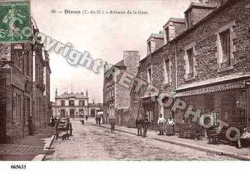 Ville de DINAN, carte postale ancienne