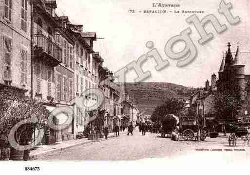 Ville de ESPALION, carte postale ancienne