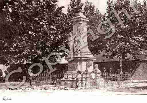 Ville de EYGUIERES, carte postale ancienne