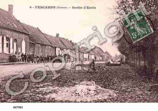 Ville de FESCAMPS, carte postale ancienne Ville de FESCAMPS, carte postale ancienne