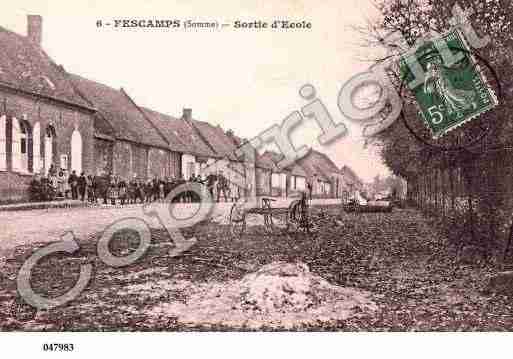 Ville de FESCAMPS, carte postale ancienne