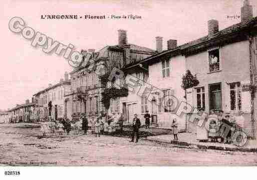 Ville de FLORENTENARGONNE, carte postale ancienne