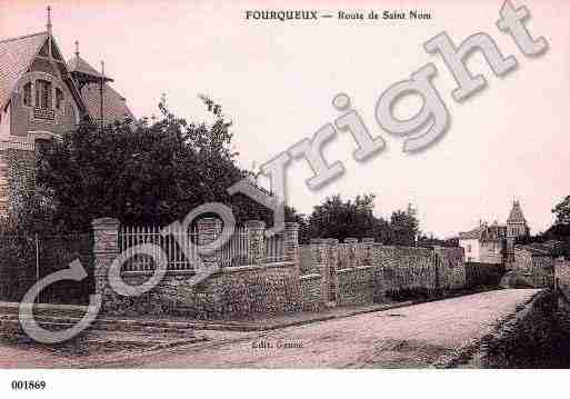 Ville de FOURQUEUX, carte postale ancienne