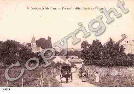 Ville de FREMAINVILLE, carte postale ancienne