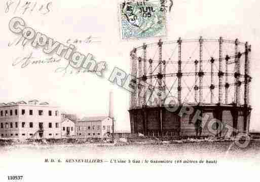 Ville de GENNEVILLIERS, carte postale ancienne
