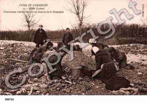 Ville de GIEN, carte postale ancienne