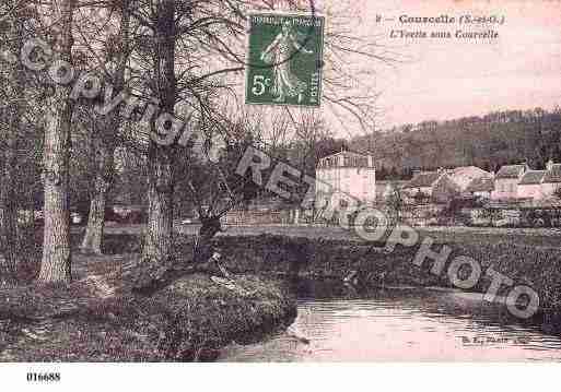 Ville de GIFSURYVETTE, carte postale ancienne