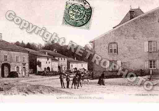 Ville de GIRECOURTSURDURBION, carte postale ancienne