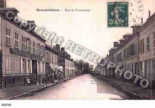 Ville de GRANDVILLIERS, carte postale ancienne