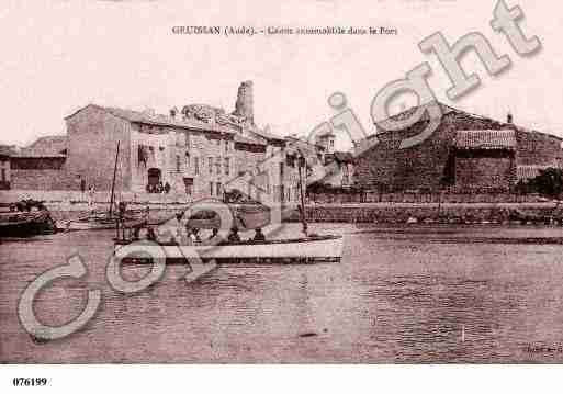 Ville de GRUISSAN, carte postale ancienne