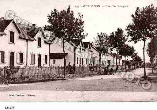 Ville de GUEUGNON, carte postale ancienne