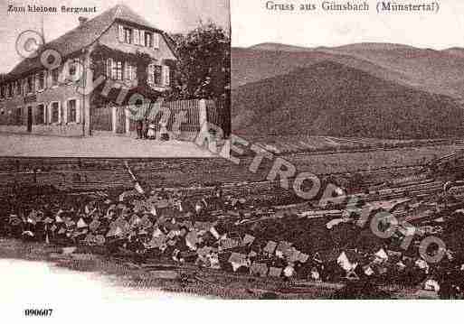 Ville de GUNSBACHVILLAGE, carte postale ancienne