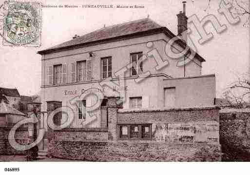 Ville de JUMEAUVILLE, carte postale ancienne