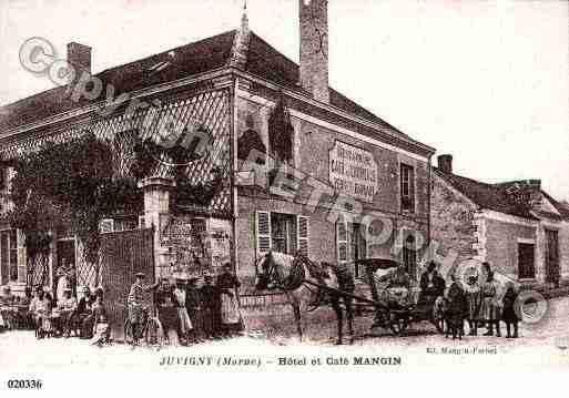 Ville de JUVIGNY, carte postale ancienne