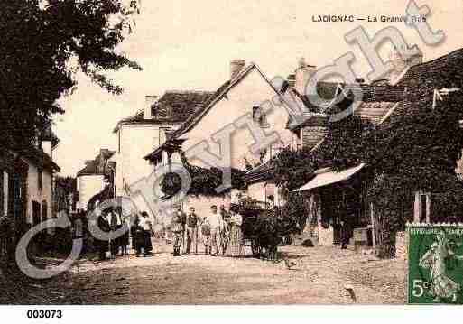 Ville de LADIGNACLELONG, carte postale ancienne