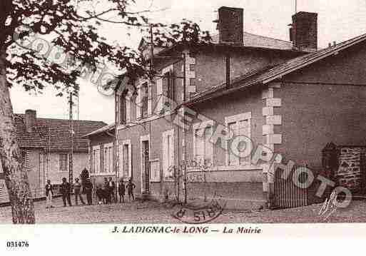 Ville de LADIGNACLELONG, carte postale ancienne