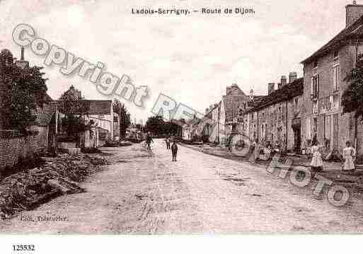 Ville de LADOIXSERRIGNY, carte postale ancienne