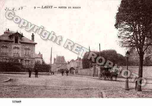 Ville de LAGNYSURMARNE, carte postale ancienne