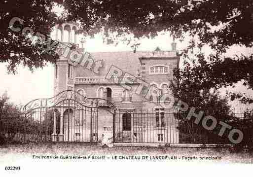 Ville de LANGOELAN, carte postale ancienne