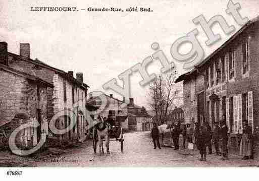 Ville de LEFFINCOURT, carte postale ancienne