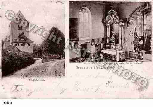 Ville de LIPSHEIM, carte postale ancienne