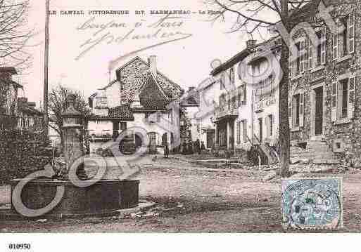 Ville de MARMANHAC, carte postale ancienne