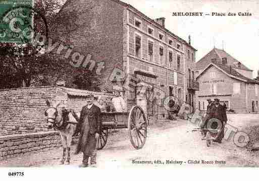 Ville de MELOISEY, carte postale ancienne