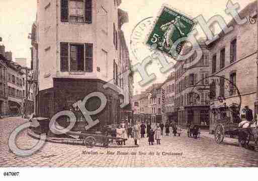 Ville de MEULAN, carte postale ancienne