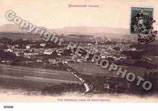 Ville de MIRECOURT, carte postale ancienne