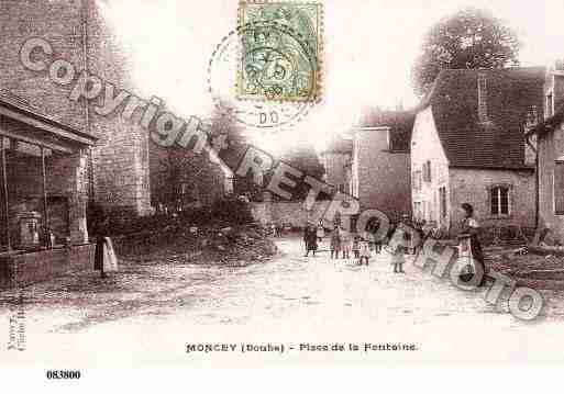 Ville de MONCEY, carte postale ancienne