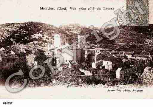 Ville de MONTCLUS, carte postale ancienne