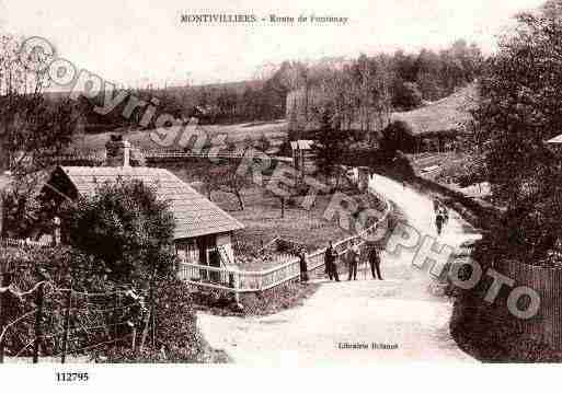 Ville de MONTIVILLIERS, carte postale ancienne