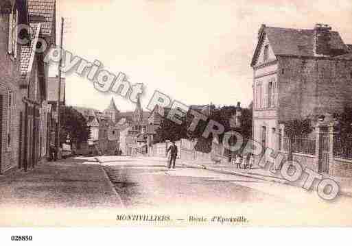 Ville de MONTIVILLIERS, carte postale ancienne