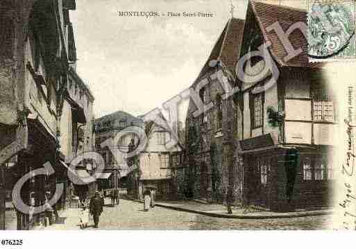 Ville de MONTLUCON, carte postale ancienne