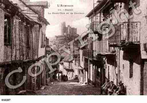 Ville de NAJAC, carte postale ancienne