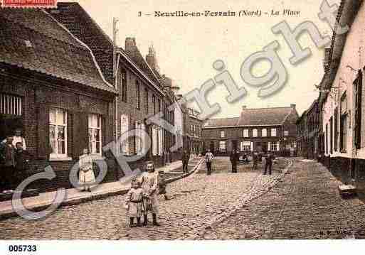 Ville de NEUVILLEENFERRAIN, carte postale ancienne