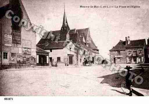 Ville de NEUVYLEROI, carte postale ancienne