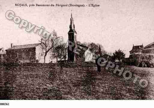 Ville de NOJALSETCLOTTES, carte postale ancienne