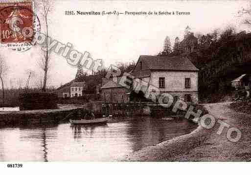 Ville de NOUVOITOU, carte postale ancienne