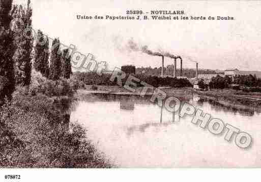 Ville de NOVILLARS, carte postale ancienne